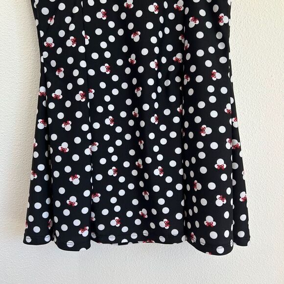 Disney Swimsuit Dress Minnie Mouse Icons Polka-Dot Print Size Small Missing Bow - Picture 9 of 15